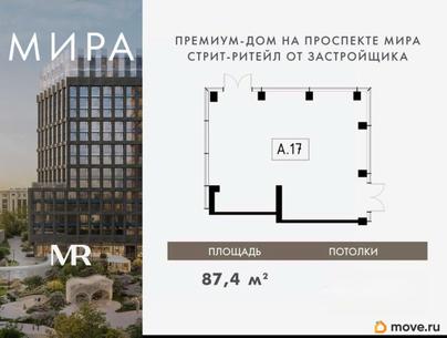 свободного назначения, 87.4 м&sup2;