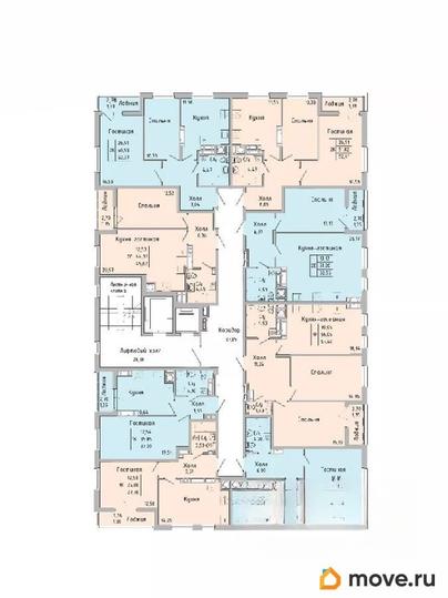 2-комн. квартира, 51.4 м&sup2;