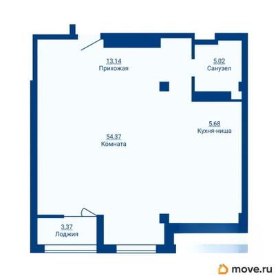 3-комн. квартира, 81.58 м&sup2;