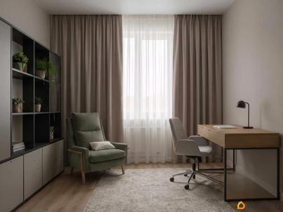 1-комн. квартира, 38.3 м&sup2;