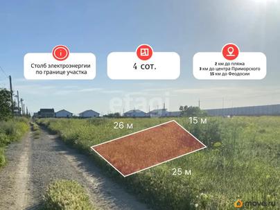 земельный участок, 3.9 сотки