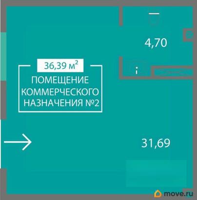 свободного назначения, 36.39 м&sup2;
