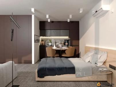 1-комн. апартаменты, 20.5 м&sup2;