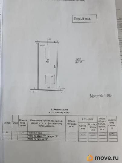 гараж, 25 м&sup2;