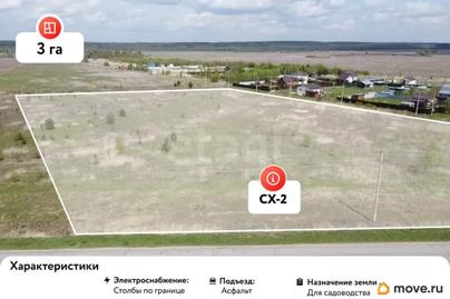 земельный участок, 3 га