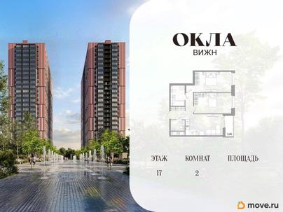 2-комн. квартира, 62.3 м&sup2;