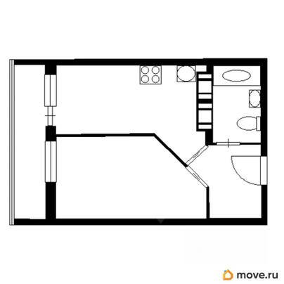 1-комн. квартира, 30 м&sup2;
