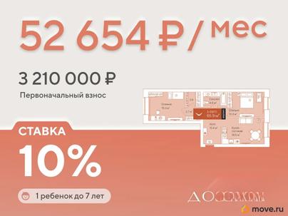 2-комн. квартира, 65.9 м&sup2;
