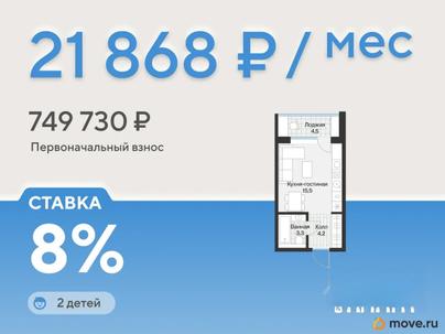 студия, 25.2 м&sup2;