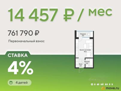студия, 25.2 м&sup2;