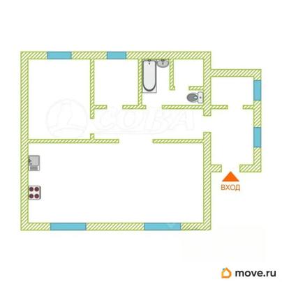 дом, 95 м&sup2;, 7.5 сотки