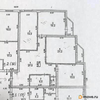 3-комн. квартира, 114.1 м&sup2;