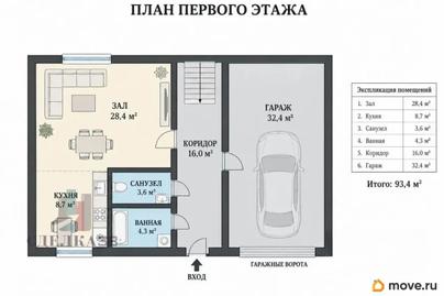 дом, 188.9 м&sup2;, 8.4 сотки