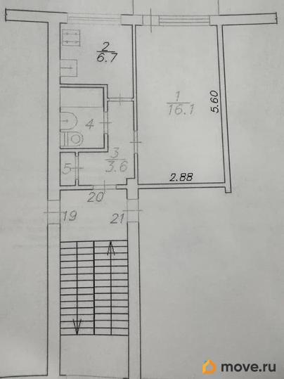 1-комн. квартира, 30 м&sup2;