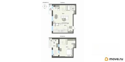 1-комн. квартира, 99 м&sup2;