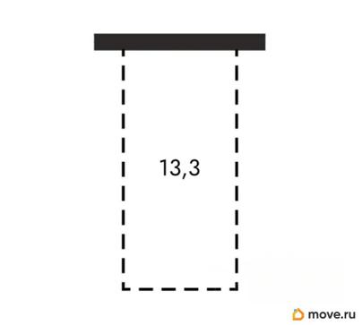 гараж, 13.3 м&sup2;