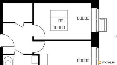 1-комн. квартира, 34.66 м&sup2;