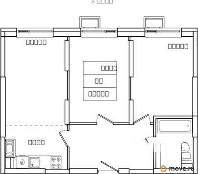 2-комн. квартира, 55.9 м&sup2;