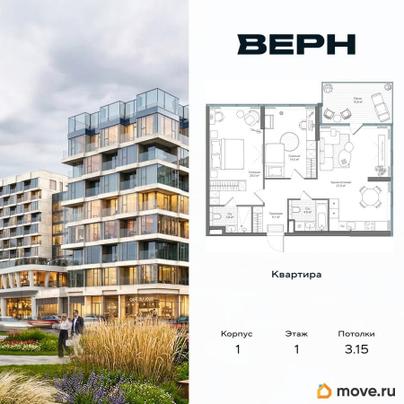2-комн. квартира, 81.2 м&sup2;