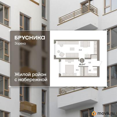 1-комн. квартира, 45.98 м&sup2;