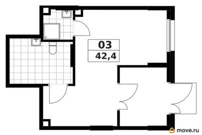 торговое помещение, 42.4 м&sup2;